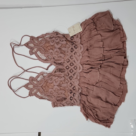 Free People Adella Cami in Mauve MSRP $68 FP1036 - Picture 5 of 12